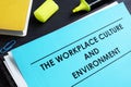 The workplace culture and environment report. Royalty Free Stock Photo