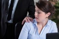 Workplace harassment Royalty Free Stock Photo