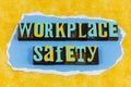 Workplace hazard safety job training industrial danger teamwork