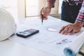 Workplace items tools for project, Architect or Engineer working