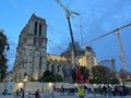 Workplace at the Notre-Dame de Paris, France Royalty Free Stock Photo