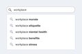 Workplace problems search results