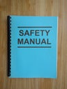 Workplace Safety Manual Royalty Free Stock Photo