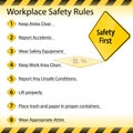 Workplace Safety Rules Royalty Free Stock Photo