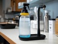 Workplace sanitizer dispenser with handsfree operation