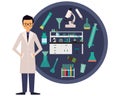 Workplace scientist chemist