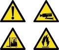 Workplace site safety signs