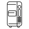 Workplace snack machine icon outline vector. Drinks bottle