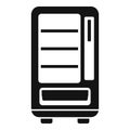 Workplace snack machine icon simple vector. Drinks bottle