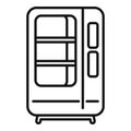 Workplace vending machine icon outline vector. Portable bottle Royalty Free Stock Photo