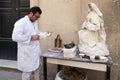 Workroom for holy statuary in Lecce