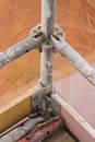Works scaffold Royalty Free Stock Photo
