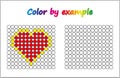 Worksheet. apple - puzzle task, game for preschool kids Royalty Free Stock Photo