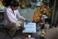 A workshop of Ganpati idols in Mumbai