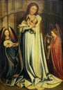 Workshop masters from Flemallea - Robert Campina: Madonna with the Child in the apse