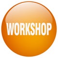 workshop button Royalty Free Stock Photo