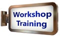 Workshop Training on billboard background