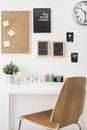 Workspace for creative person