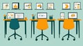 Modern Office with Data Analytics and Business Intelligence Dashboards Royalty Free Stock Photo