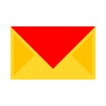 Color email icon envelope Royalty Free Stock Photo