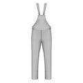Workwear pants icon, realistic style