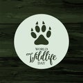 World Wildlife Day card