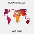 World abstract map