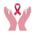 World AIDS day awareness icon Royalty Free Stock Photo