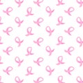 World AIDS day awareness pink ribbon sign seamless pattern medical prevention breast cancer isolated flat