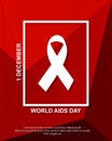 World AIDS Day awareness poster.