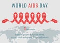 World AIDS day banner.