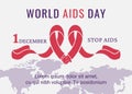 World AIDS day banner. or