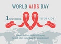 World AIDS day banner.