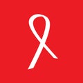 Aids awareness ribbon. Red ribbon HIV. Information animation on a medical theme. Red Ribbon Awareness. World AIDS Orphans Day. Wor