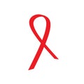 Aids awareness ribbon. Red ribbon HIV. Information animation on a medical theme. Red Ribbon Awareness. World AIDS Orphans Day. Wor