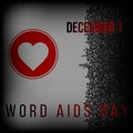 World Aids Day. Vector illustration.