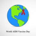 World AIDS Vaccine Day background Royalty Free Stock Photo