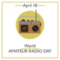 World Amateur Radio Day, April 18