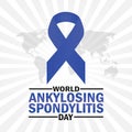 World Ankylosing Spondylitis Day Royalty Free Stock Photo