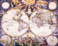 World Antique Map