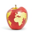 World apple Royalty Free Stock Photo