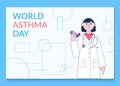 World Asthma Day banner template