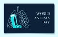 World Asthma Day banner template