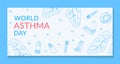 World Asthma Day banner template