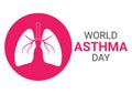 World Asthma Day Royalty Free Stock Photo