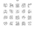 World Asthma Day Well-crafted Pixel Perfect Vector Thin Line Icons
