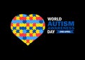 World Autism Awareness Day Vector Illustration