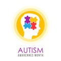 World autism day, april 2. Autism concept