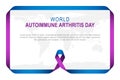 World Autoimmune Arthritis Day background