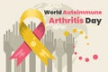 World autoimmune arthritis day poster